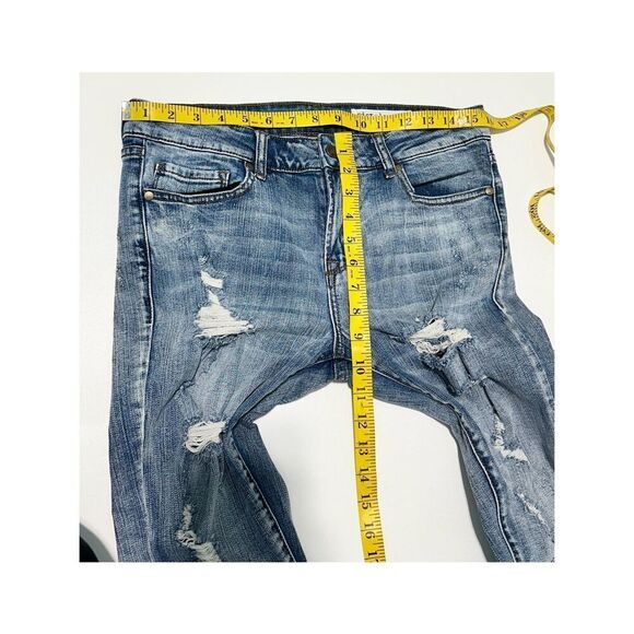 Pistola Women's Denim‎ Stretch Distressed Skinny Jeans Blue Size 29 - Picture 3 of 8